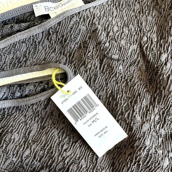 NWT BCBGeneration Mini Bodycon Dress in Licorice - Size M/L - Picture 5 of 7